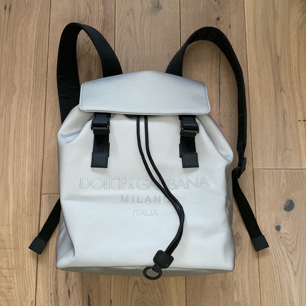 Dolce & Gabbana Palermo neoprene reflective backpack
